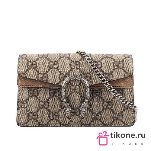 Gucci Dionysus GG Supreme Mini Bag - 19x11.5x4.5cm - 1