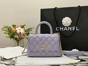 CHANEL COCO HANDLE MINI PURPLE 99003 - 1