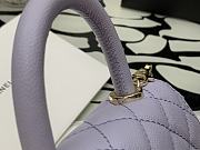 CHANEL COCO HANDLE MINI PURPLE 99003 - 5