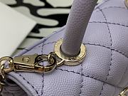 CHANEL COCO HANDLE MINI PURPLE 99003 - 4