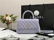 CHANEL COCO HANDLE PURPLE 23CM - 1