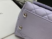 CHANEL COCO HANDLE PURPLE SLIVER 23CM - 3