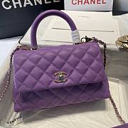 CHANEL COCO HANDLE PURPLE 23CM 92991 - 1