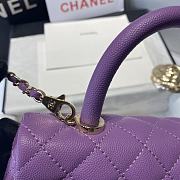 CHANEL COCO HANDLE PURPLE 23CM 92991 - 5