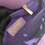 CHANEL COCO HANDLE PURPLE 23CM 92991 - 4