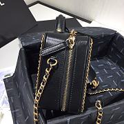Chanel Small Vanity Case Black - 18x14x8cm - 4