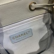 CHANEL BACKPACK GOLD HARDWARE GREY  AS1371 - 6