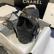 Chanel Caviar Black Leather Gold Buckle - 21.5x24x12cm - 3