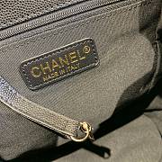 Chanel Caviar Black Leather Gold Buckle - 21.5x24x12cm - 5