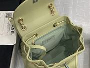 Chanel Caviar Green Leather Gold Buckle - 21.5x24x12cm - 4