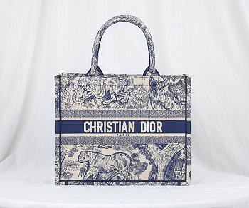 DIOR BOOK TOTE  JOUY EMBROIDERY 36.5cm