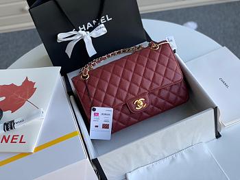 CHANEL FLAP BAG LAMBSKIN 25cm 023