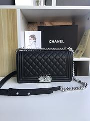 CHANEL Medium Boy Bag Calfskin 25CM - 1