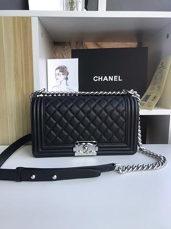 CHANEL Medium Boy Bag Calfskin 25CM