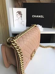 CHANEL Medium Boy Bag Calfskin 25CM  67086 - 4