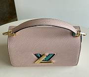 Louis Vuitton Twist One Handle Taurillon Leather Handbag Pink - M57093  –  17x25x11cm - 4