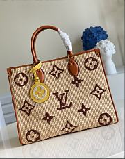 Louis Vuitton OntheGo Brown Raffia - 35×27×14 cm - 1