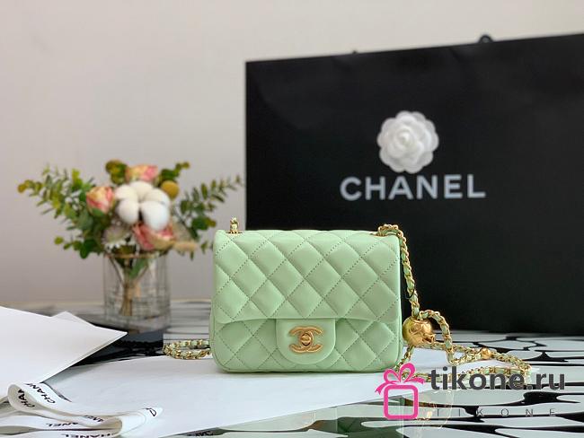 CHANEL FLAP BAG WITH BALL LAMBSKIN AS1786 17CM 02 - 1