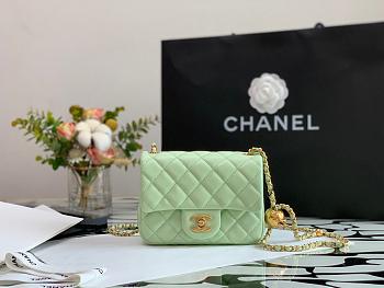 CHANEL FLAP BAG WITH BALL LAMBSKIN AS1786 17CM 02