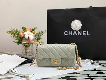 CHANEL FLAP BAG WITH BALL LAMBSKIN AS1787 20CM 
