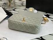 CHANEL FLAP BAG WITH BALL LAMBSKIN AS1787 20CM  - 6