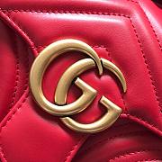 Gucci Red Marmont Shoulder Bag 22cm - 6