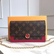 Louis Vuitton Flore Chain Wallet Cherry - 1