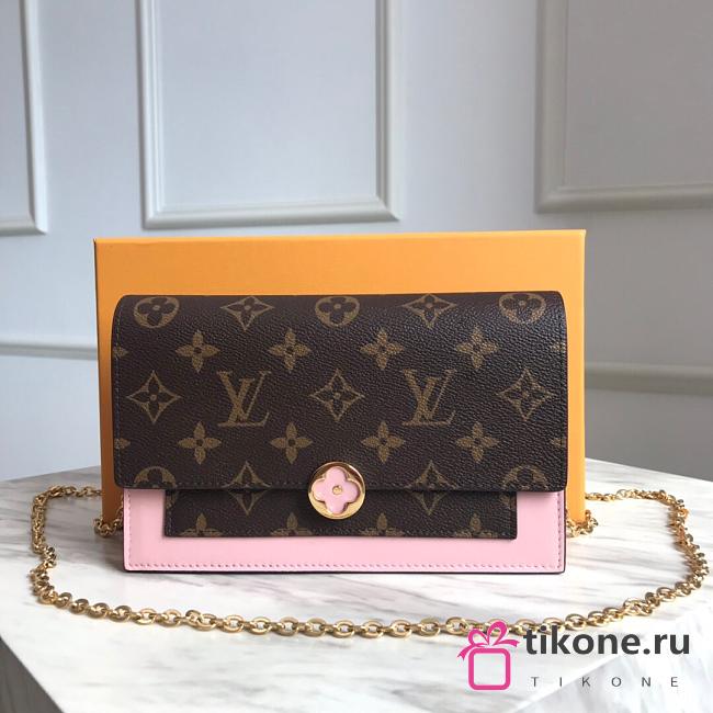 Louis Vuitton Flore Chain Wallet Cherry 02 - 1