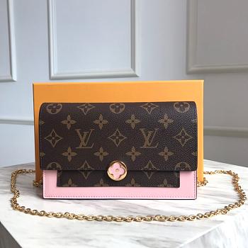 Louis Vuitton Flore Chain Wallet Cherry 02