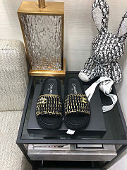 CHANEL SANDALS BLACK - 1