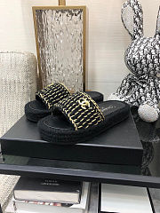 CHANEL SANDALS BLACK - 5