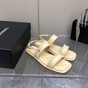 CHANEL Sandals Satin And Pearls  - 1