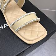 CHANEL Sandals Satin And Pearls  - 2