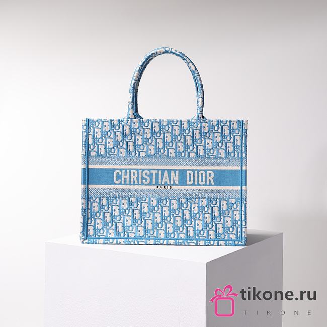 Dior Book Tote Blue 1286 36.5cm - 1