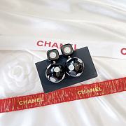 CHANEL CHANEL DOT EARRINGS BLACK - 4