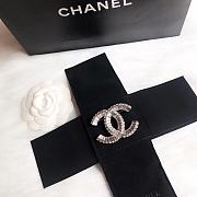 Chanel double c square diamond brooch - 5