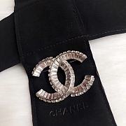 Chanel double c square diamond brooch - 3