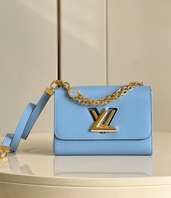  Louis Vuitton Twist M50282 Blue 23CM