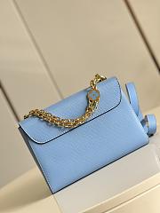  Louis Vuitton Twist M50282 Blue 23CM - 4