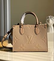 Louis Vuitton Onthego Empreinte Monogram Beige Tote Bag – M45660 – 25x19x11.5cm - 1