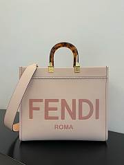 Fendi Sunshine Medium Pink Tote Bag - 35x17x31cm - 1