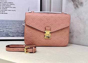 Louis Vuitton Pochette Metis Monogram Empreinte Leather Pink - M41487 - 25cm x 19cm x 9cm