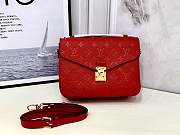 Louis Vuitton Pochette Metis Monogram Empreinte Leather Red - M41487 - 25cm x 19cm x 9cm - 1