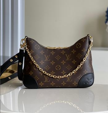 Louis Vuitton Odeon PM Hobo Bag Black M45832