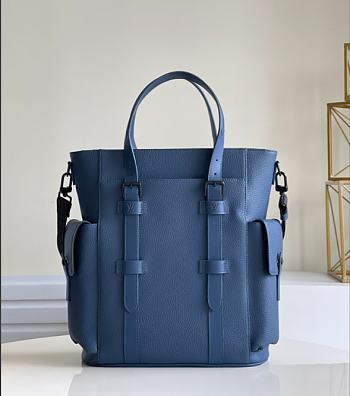 Louis Vuitton Navy Blue Backpack M58493 - 38x13x38cm