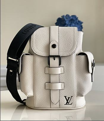 Louis Vuitton Christopher Xs Backpack White M58495 - 14x19.5x5cm