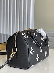 LV Speedy Bandouliere 25 Bicolor Monogram Empreinte Black M58947 - 25x19x15cm - 5