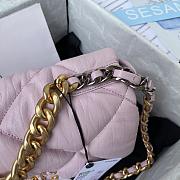 Chanel 19 Large Bag Light Pink Lambskin 26cm - 6