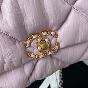 Chanel 19 Large Bag Light Pink Lambskin 26cm - 4