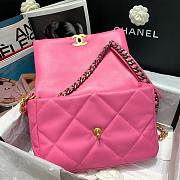 Chanel 19 Pink Lambskin Large Bag 30cm - 2